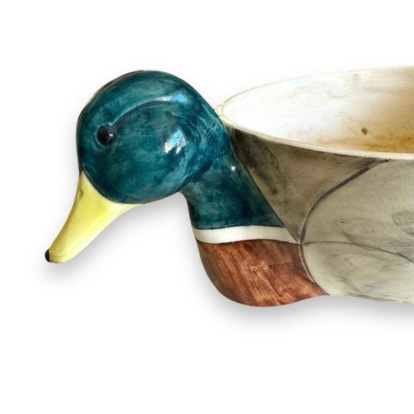Original 1984 Deborah Pauling MALLARD (duck) Signed Bowl - Picture 2 of 9